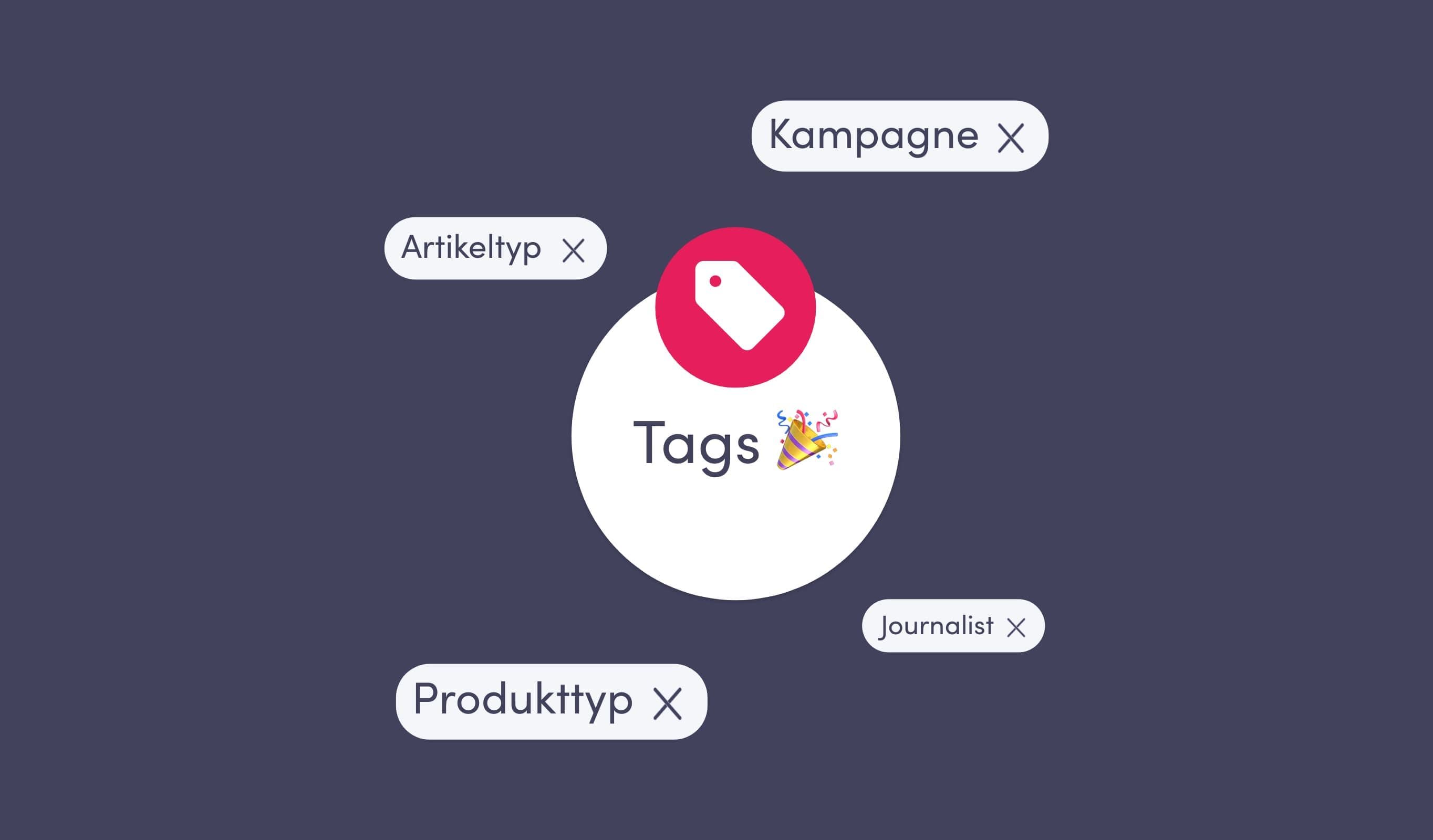 Ab jetzt gibt es "Tags" in aclipp 🎉