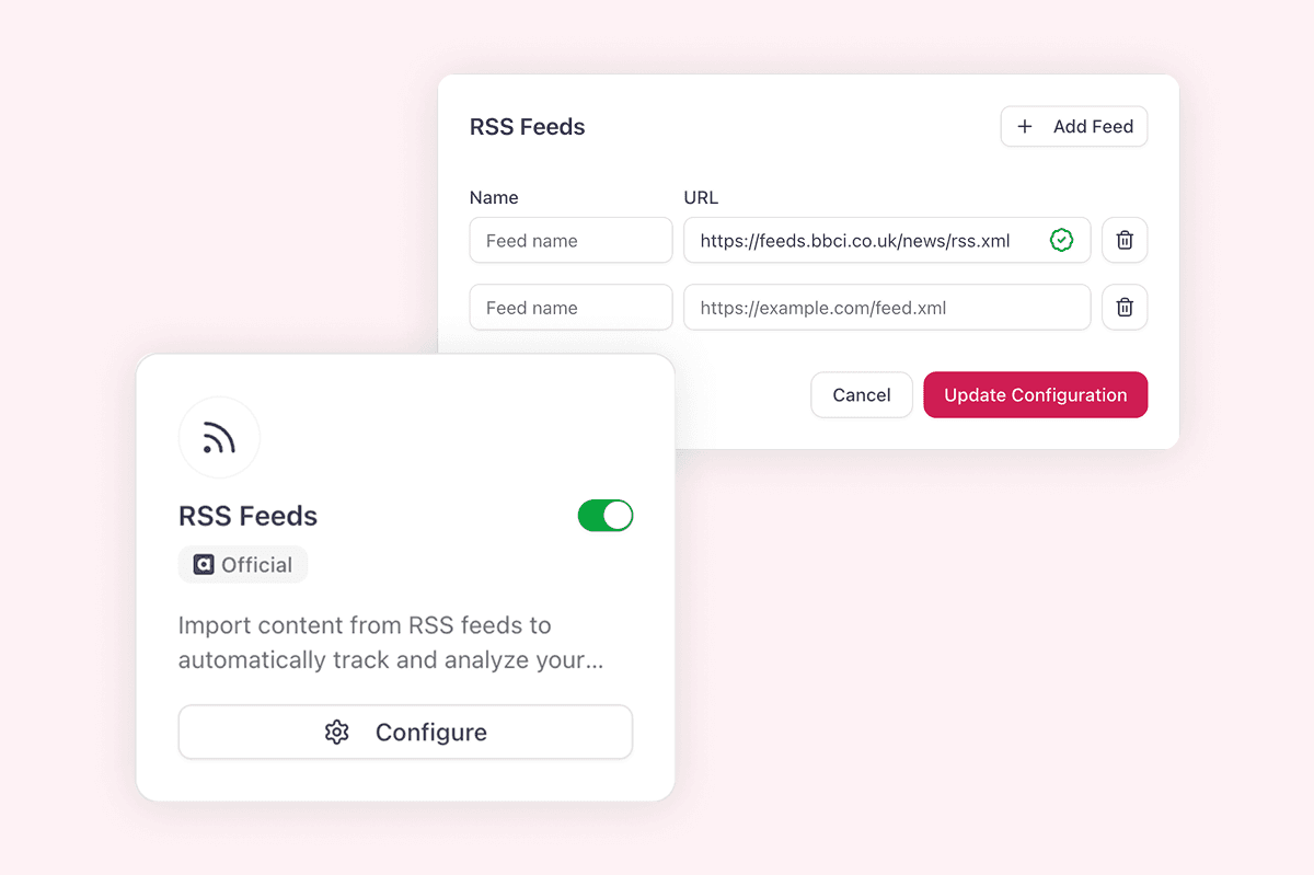Offene Plattform mit Integrationen