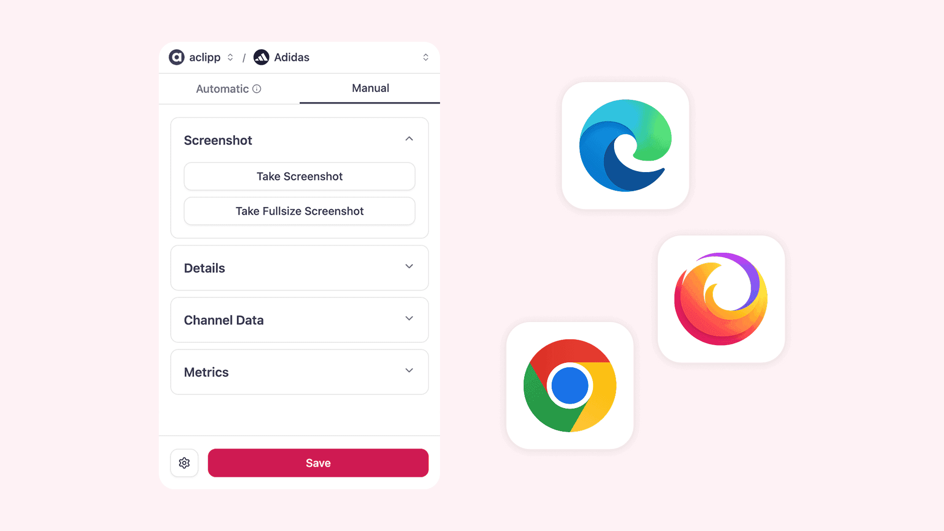 Browser extension: Now for Firefox and Edge