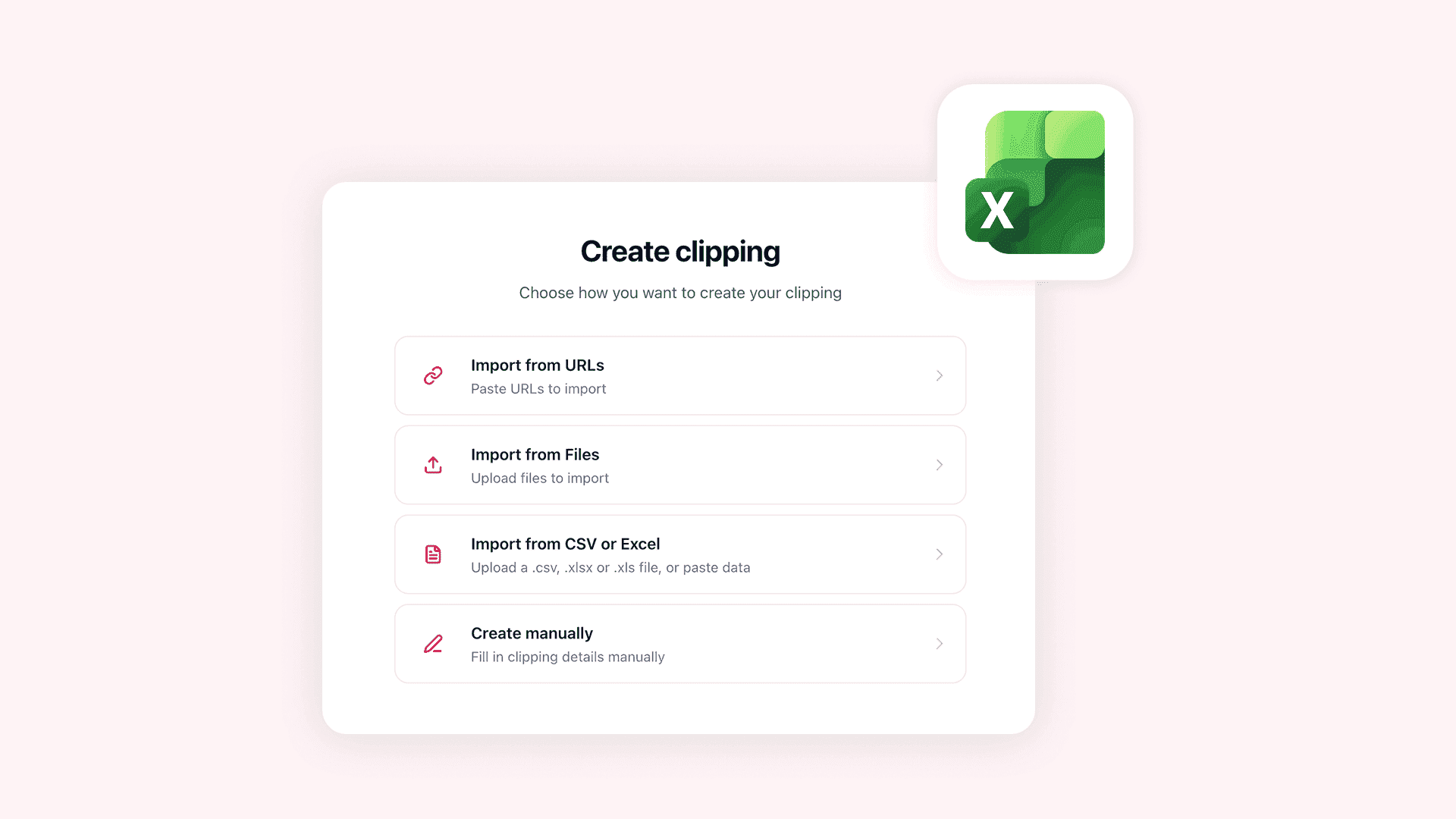 Excel Import