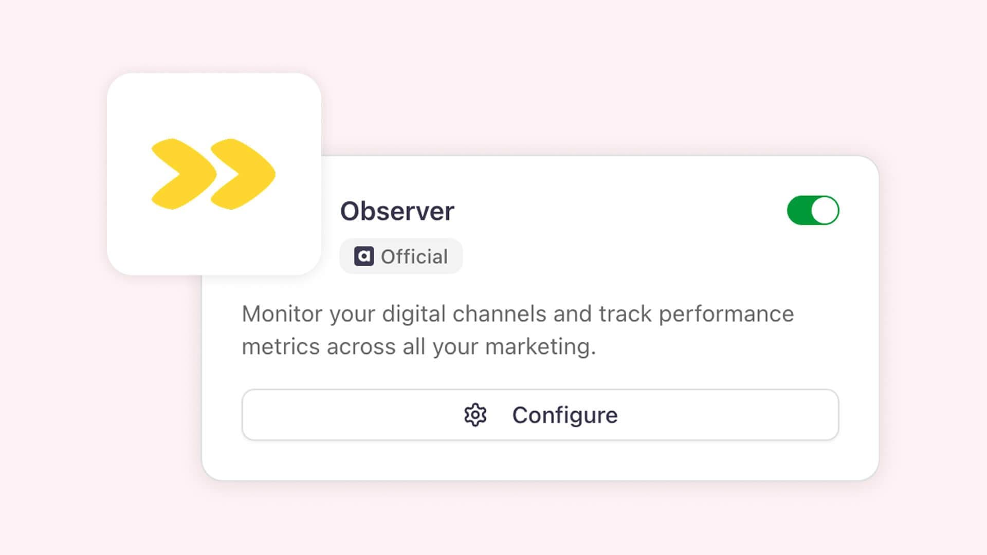Observer-Integration für erweitertes Media Monitoring